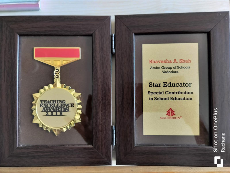Ambe Group of Schools |Mrs. Bhavesha Shah| Teaching Excellence Award